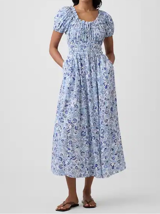 GAP Factory Dresses & Skirts - Gap Factory - Blue Floral Dress